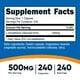 thumbnail image 2 of Suplemento Nutricost, cápsulas de glutatión, 500 mg, 240 porciones, 2 of 3