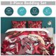 thumbnail image 5 of Hazbin Hotel Helluva Boss Bedding Set Duvet Cover Comfortable and Lightweight Cartoon Bedding 3 Piece Bed Set, 5 of 5