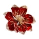 thumbnail image 4 of Decoración Navideña Con Magnolia, Ramo De Flores Artificiales Para Fiestas, Color Rojo Oscuro, 4 of 5