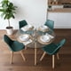 thumbnail image 2 of Comedor Mesa Redonda Elida 80cm + 4 Sillas Tulip Verde Esmeralda, 2 of 3