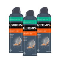 Spray Antimicótico En Polvo Lotrimin Athlete'S Foot 135 Ml X3
