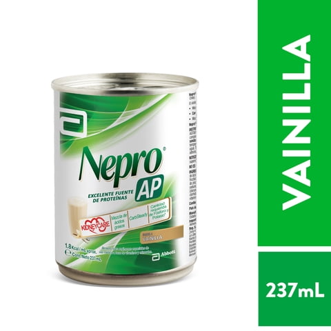 Nutrición Nepro Ap Vainilla Abbott Proteinas Lata 237 Ml