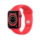 thumbnail image 1 of Reloj Apple Watch Series 6 44mm GPS Red Aluminum Case Red Sport Band, 1 of 6