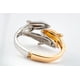 thumbnail image 5 of Pulsera ODETOJOY Delfín chapada en plata 18K, brazalete abierto, 5 of 8
