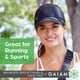 thumbnail image 3 of Gorra de béisbol Gaiam Wander Geo negra transpirable para mujer, 3 of 8