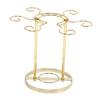 Bothyi - Soporte Para Copas De Vino, Estante Para Copas De Cristal Para Encimera, Utensilios Para Bar De Cocina De Mesa, Aureate