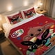 thumbnail image 1 of Bing Bunny and Friends Duvet Cover Set Vintage Printed Bedding Soft, 1 of 1