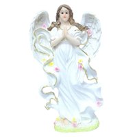 Bothyi - Figura De Ángel De Escritorio, Exhibición Decorativa Para Estante, Sala De Estar, Dormitorio, 25Cm