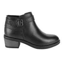 Agua De Coco - Botín Palm Correa Cuero Negro