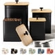 thumbnail image 1 of Juego de recipientes de cocina HB Design Co. Big Iron Black, 4 piezas, 1 of 9