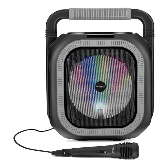 Parlante karaoke bt 6 5 rgb ne/ 2000w Negro