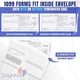 thumbnail image 3 of Formularios de impuestos Dutymark 1099 NEC 2025 con sobres, paquete de 50, 3 of 9