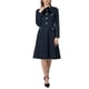 thumbnail image 1 of INSPIRE CHIC Vestido de Tweed para Mujer de Manga Larga con Cuello Redondo y Botones de Perla, Vestidos de Cóctel y Boda en Línea A con Lazo M Azul Marino, 1 of 5