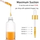 thumbnail image 3 of Botella cuentagotas Bumobum de vidrio transparente de 60 ml con tapa dorada x99, 3 of 7