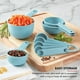 thumbnail image 3 of Juego de tazas y cucharas medidoras KitchenAid para agua mineral, 9 piezas, 3 of 3