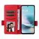 thumbnail image 5 of Funda Cartera para Motolora Moto G57 Power Tapa Flip con Ranuras y Soporte Rojo, 5 of 5