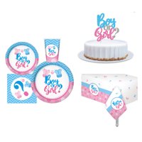 Kiosclub - Set Decoración Fiesta Boy Or Girl? 30 Personas 1 Un