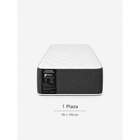 Colchón 1 Plazas Mery Desing Dual – Confort por Ambos Lados