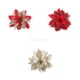 thumbnail image 1 of 3x Poinsettia Adorno De Decoración Flor Artificial Para Ratán Navide?o, 1 of 3