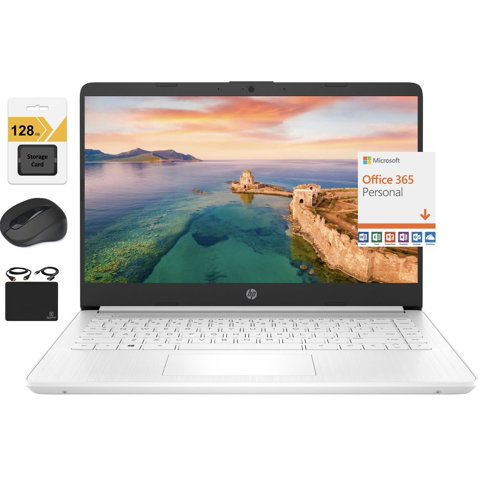 Laptop Hp 14 Hd Ultraligero, Delgado, 8 Gb De Ram, 192 Gb