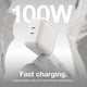 thumbnail image 3 of Cargador USB-C NOCO XGrid X100 de 100W, doble puerto, GaN, PD 3.0, QC 4.0+, 3 of 7