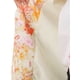 thumbnail image 5 of INSPIRE CHIC Blazer de regreso a clases para mujer, chaqueta de traje corta de verano, abierta al frente, beige con estampado floral naranja, talla XS, 5 of 6