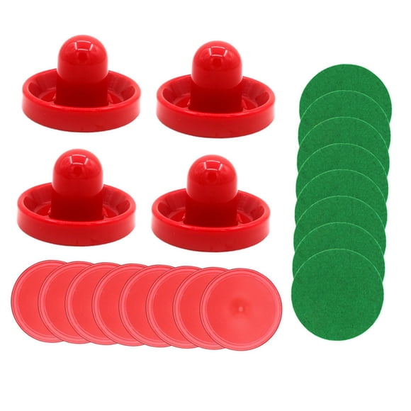 Juego De Mini Empujadores Y Discos De Hockey De Aire, Mangos De Portería De 96mm, Paletas Estilo D, 1 Juego