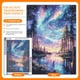 thumbnail image 2 of Kit de arte con diamantes Offito Starry Sky Aurora Lake para adultos, 2 of 9