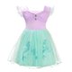thumbnail image 1 of Disfraz elegante de princesa sirena con margaritas para Halloween, fiesta elegante, falda de tul, atuendo de verano para niñas pequeñas, talla 5T, estilo 20, 1 of 6
