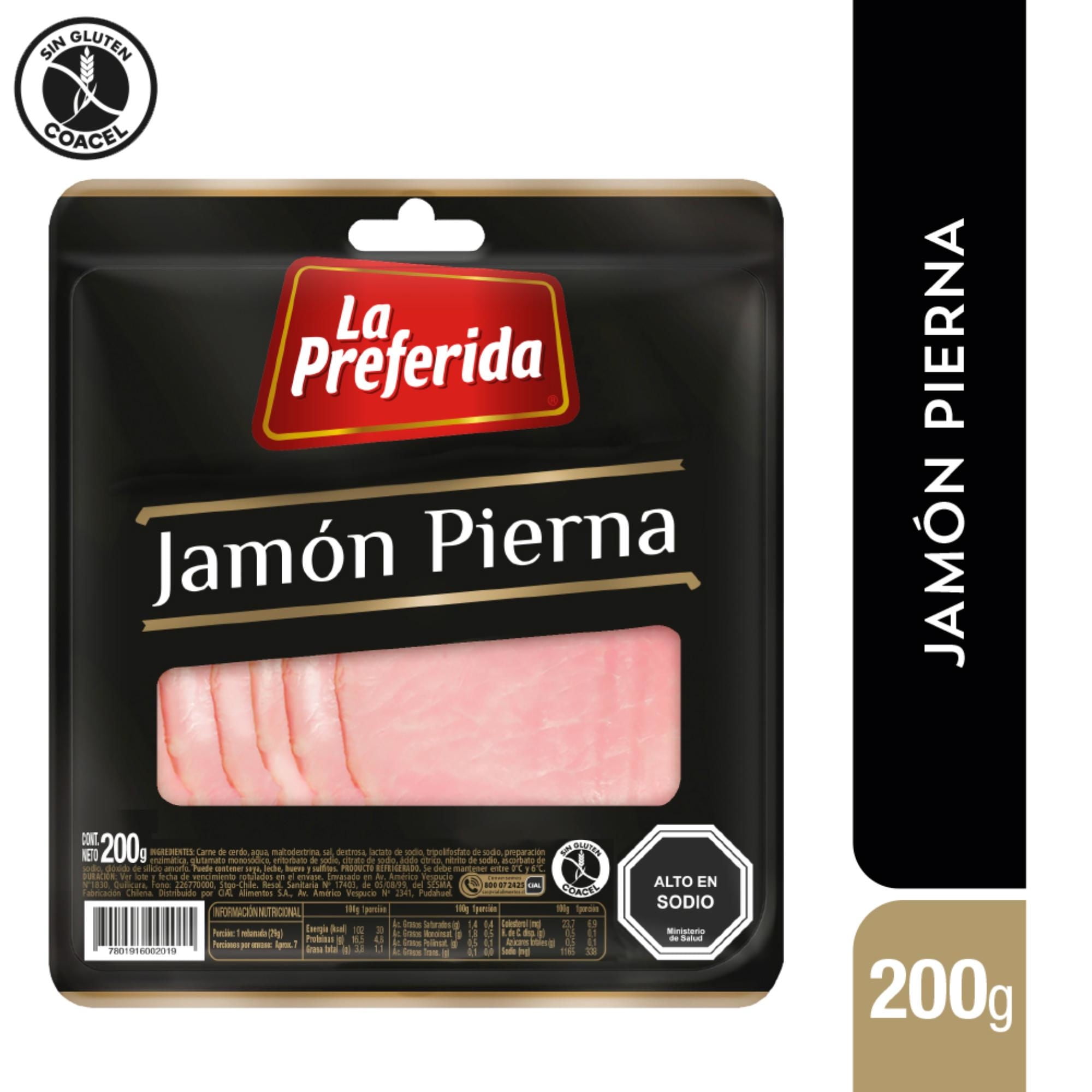 Jamón Pierna Tradicional 200 g La Preferida