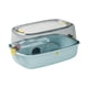 thumbnail image 4 of Jaula Para Hámster, Casa De Ventilación Transparente Para Cobayas, Ratas Planeadoras Del Azúcar, Color Azul, 4 of 5