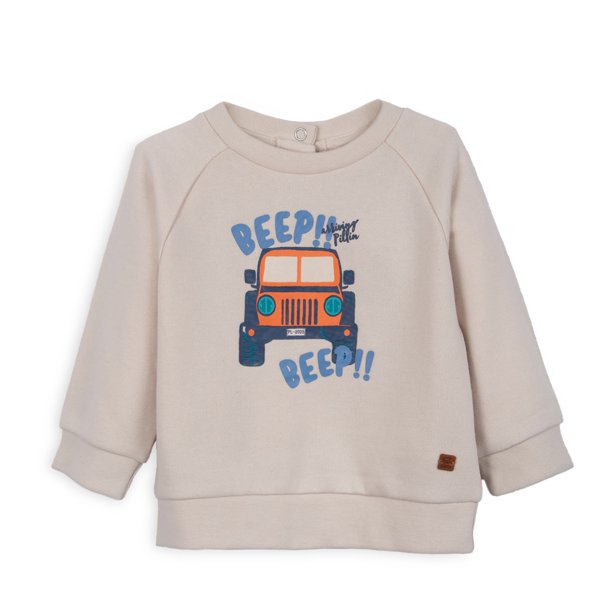 Polerón Bebé Niño Cuello Redondo Estampado Jeep Arena Pillin