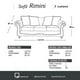 thumbnail image 5 of Sofa Rimini 3 C Tela Velvet Verde, 5 of 7
