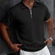 thumbnail image 2 of Polera Hombre Manga Corta Textura Suave Cierre Diseño 0287, 2 of 3