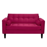 Bodevir - Sofa Retro 2C Felpa 00 Burdeo