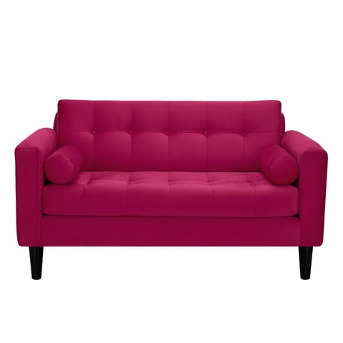 Bodevir - Sofa Retro 2C Felpa 00 Burdeo