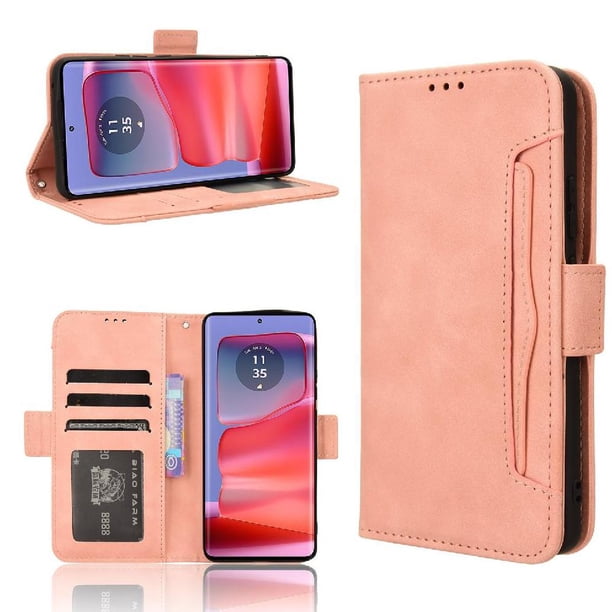 Funda Tipo Billetera FOXDOCK para Motorola Edge 50 Pro 5G – Tapa Flip con Tarjetero