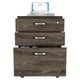thumbnail image 4 of Cajonera Con Ruedas Fm-003n Negro Y Café Oscuro, 4 of 9