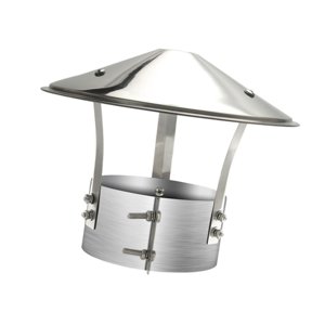 Magideal - Cubierta De Tapa De Chimenea Cónica, Tapa De Ventilación De Chimenea De Fácil Instalación, Protección Contra La Lluvia En El Techo, Ventilación De Esc Pipe Dia 16Cm