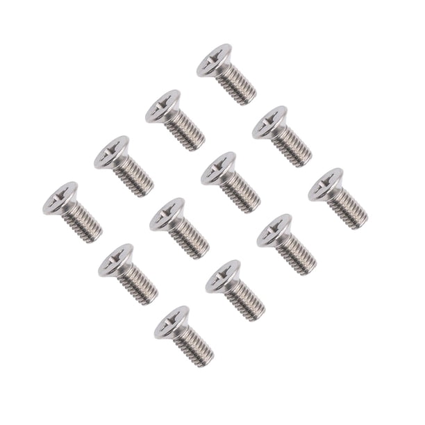 Piezas de reparación de pernos de tornillo de rotor de disco de freno, accesorio duradero de acero inoxidable 93600-06014-0H para , fácil de inst 12 piezas