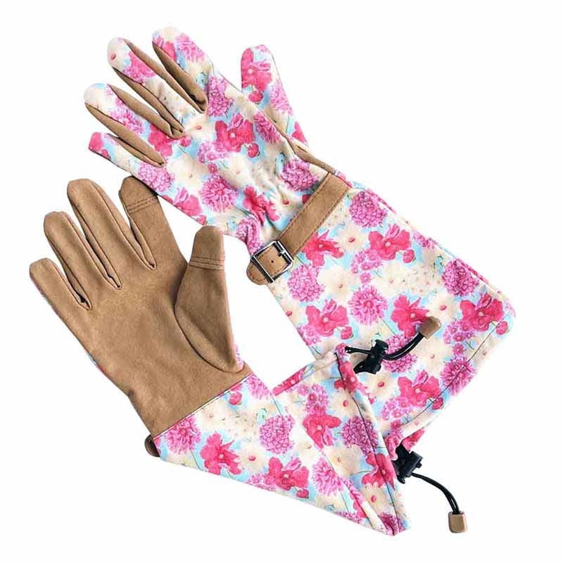 Expert Gardener - Guantes Jardinería Largos Rosa