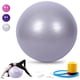 thumbnail image 1 of Pelota de yoga de 75 cm, ideal para fitness, estabilidad, equilibrio y parto, con diseño antiestallido de calidad profesional, ideal para pilates, core y entrenamiento con bomba rápida, ideal para gim, 1 of 7