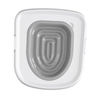 Magideal - Kit De Entrenamiento De Inodoro Profesional Para Gatos, Orinal De Plástico Para El Hogar, Asiento Para Orinal, Bandeja De Arena Para Gatos, Entrenador , Gris 38X34X3.2Cm