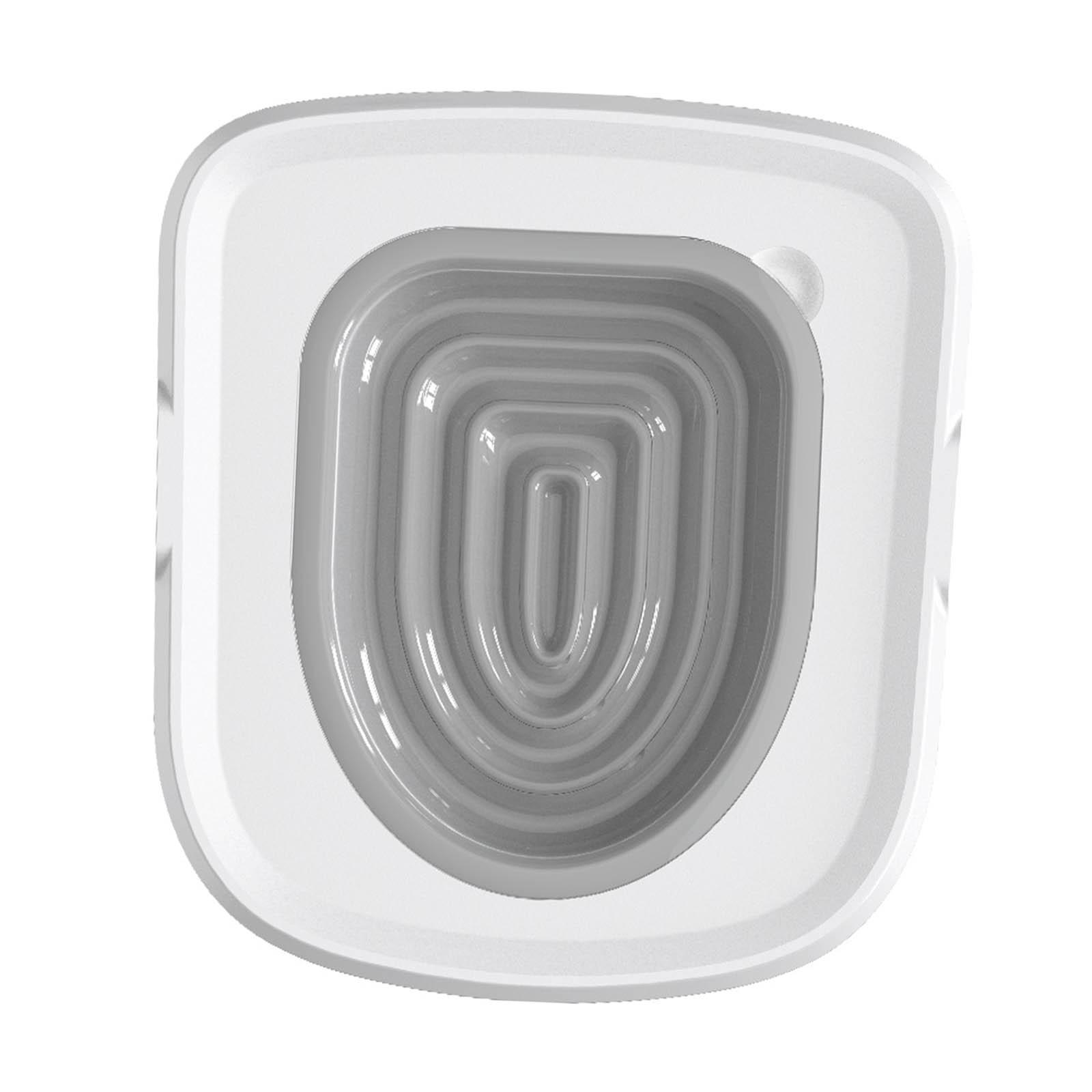 Magideal - Kit De Entrenamiento De Inodoro Profesional Para Gatos, Orinal De Plástico Para El Hogar, Asiento Para Orinal, Bandeja De Arena Para Gatos, Entrenador , Gris 38X34X3.2Cm