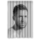 thumbnail image 1 of Cortina de ducha de Calvin Harris, el cantante Cool Man, con ganchos, tamaño 48 x 72 pulgadas, 1 of 3