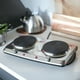 thumbnail image 1 of Cocina Eléctrica Portátil 2 Platos 2000W de Potencia Acero Inoxidable, 1 of 11