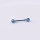 thumbnail image 1 of Set De 10 Aros De Nariz Xiao Hua Recto Plateado, 1 of 2