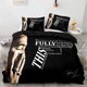 thumbnail image 1 of ed Tupac Shakur Rapper Pac Bedding Set Boys Girls Twin Queen Size Duvet Cover Pillowcase Bed Kids AdultBed Sheets, 1 of 5