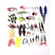 thumbnail image 2 of Kit De Pesca 101 Señuelos Alicates Anzuelos Vinilos Norplat Color Multicolor, 2 of 3