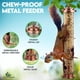 thumbnail image 5 of Comedero para aves Gray Bunny de 15" con acabado cobre y 6 puertos para exterior, 5 of 6